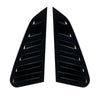 2x Gloss Black Rear Window Louvers (Pair) to suit Subaru Impreza WRX — image 1