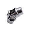 Universal Single Steering Shaft U-Joint Stainless Steel 3x3 or 4x4 inch Round