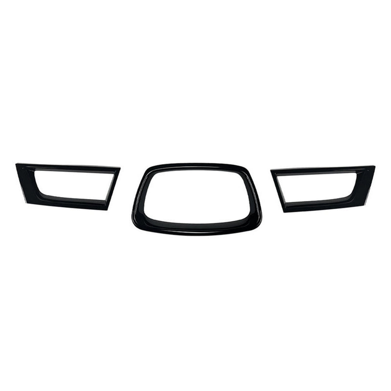 3x Gloss Black Front Grille Trim to suit Subaru Impreza MK6 — image 1