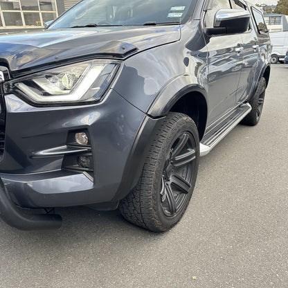 Fender Flare 4-Inch Isuzu D-Max 2021-2023 Smooth Style Matte Black