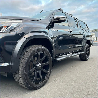 Fender Flare 4-inch style Toyota Hilux Revo 2015-2017 Matte Black
