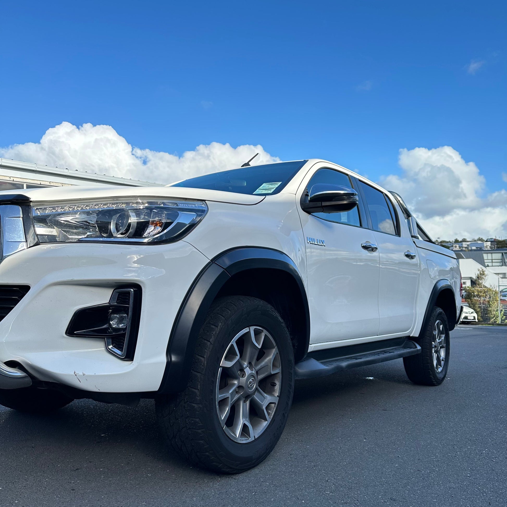 Fender Flare 4-inch Style Toyota Hilux Rocco 2018-2020 Matte Black