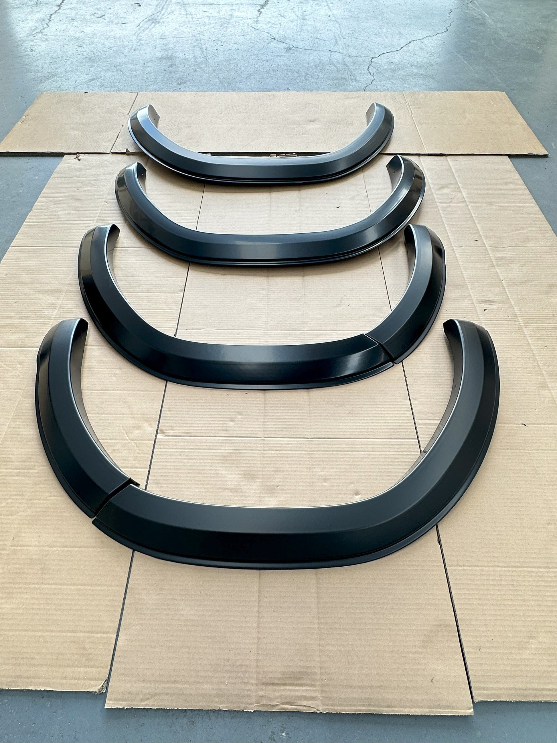 Fender Flare 4-inch Style Toyota Hilux Rocco 2018-2020 Matte Black