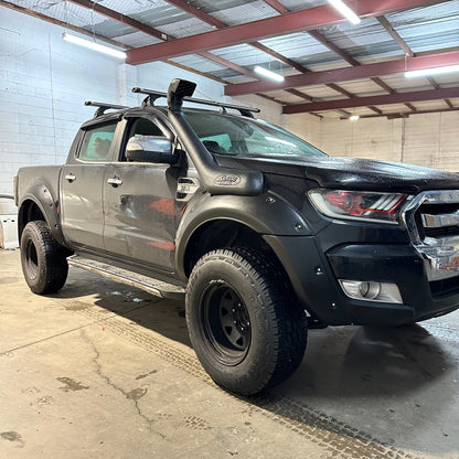 Fender Flare 9-Inch Ford Ranger PX2 2016-2018 Bolt Style Smooth Black