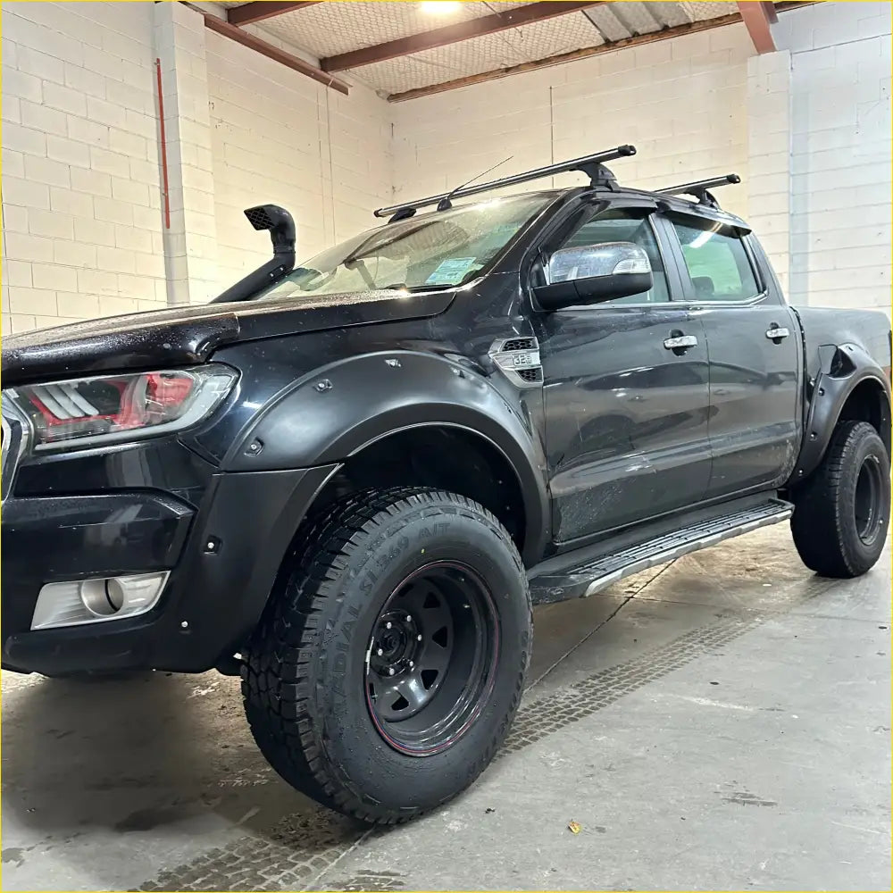 Fender Flare 9-Inch Ford Ranger PX2 2016-2018 Bolt Style Smooth Black