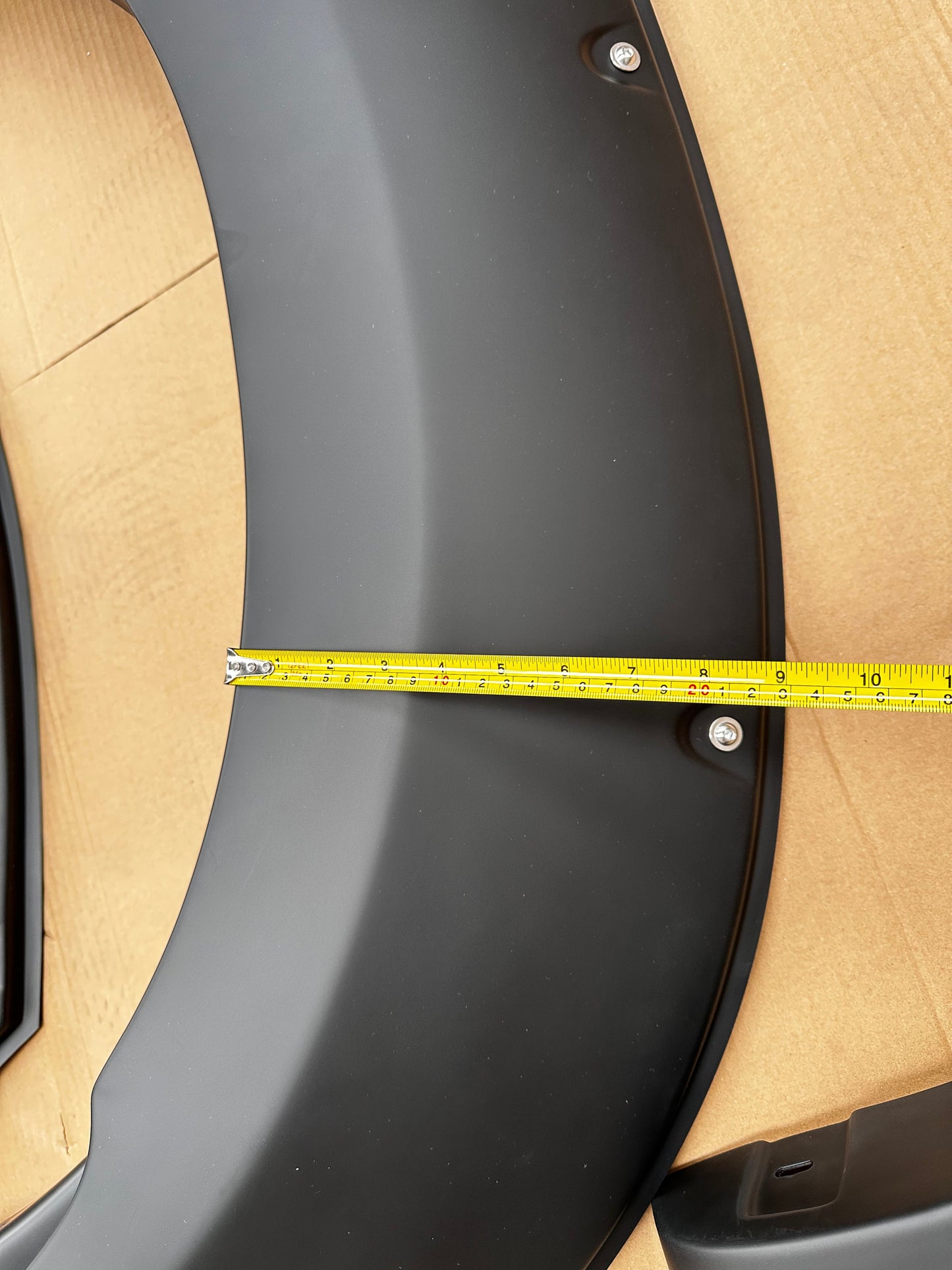 Fender Flare 9-Inch Mazda BT-50 2012-2020 Bolt Style Matte Black