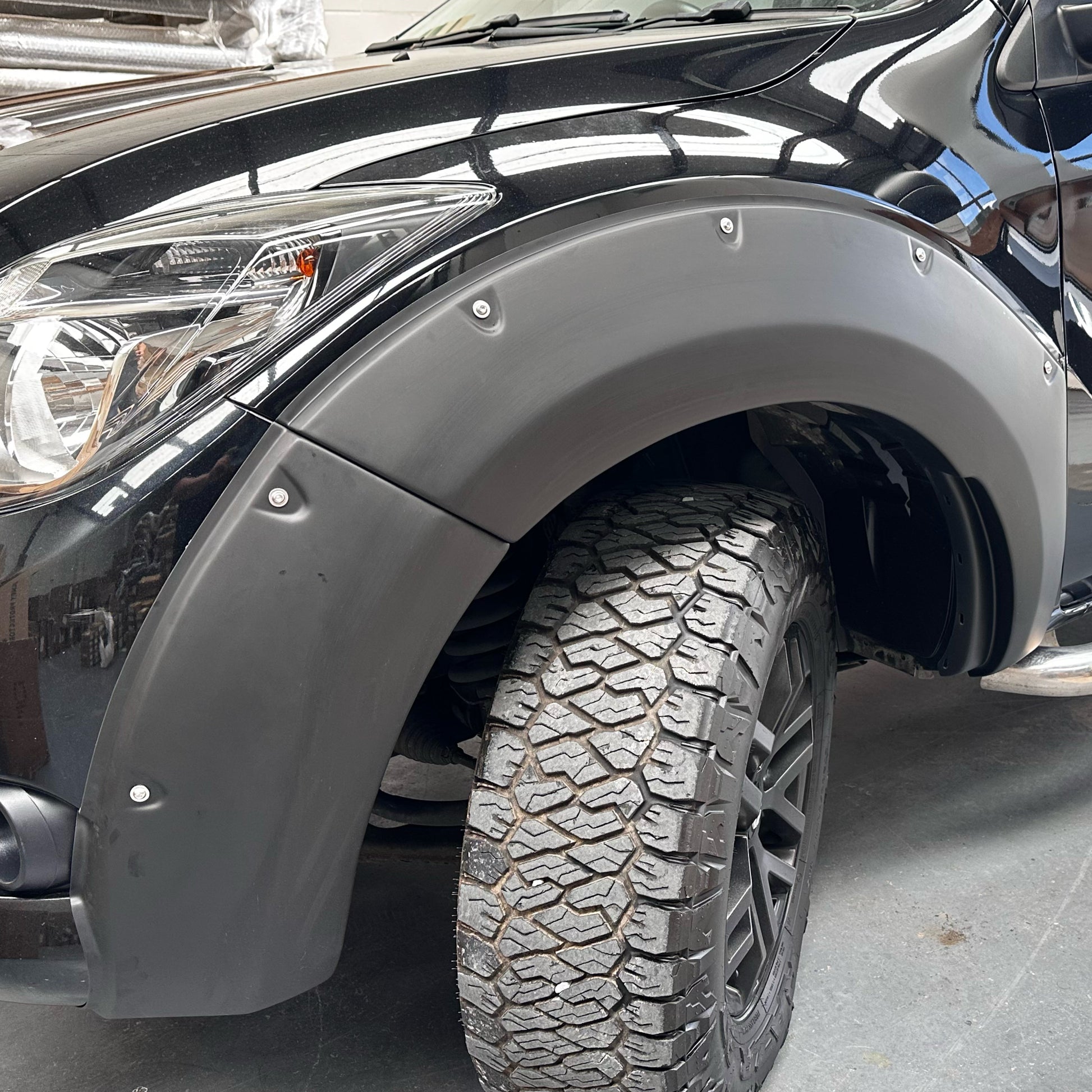 Fender Flare 9-Inch Mazda BT-50 2012-2020 Bolt Style Matte Black