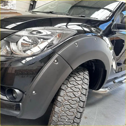 Fender Flare 9-Inch Mazda BT-50 2012-2020 Bolt Style Matte Black