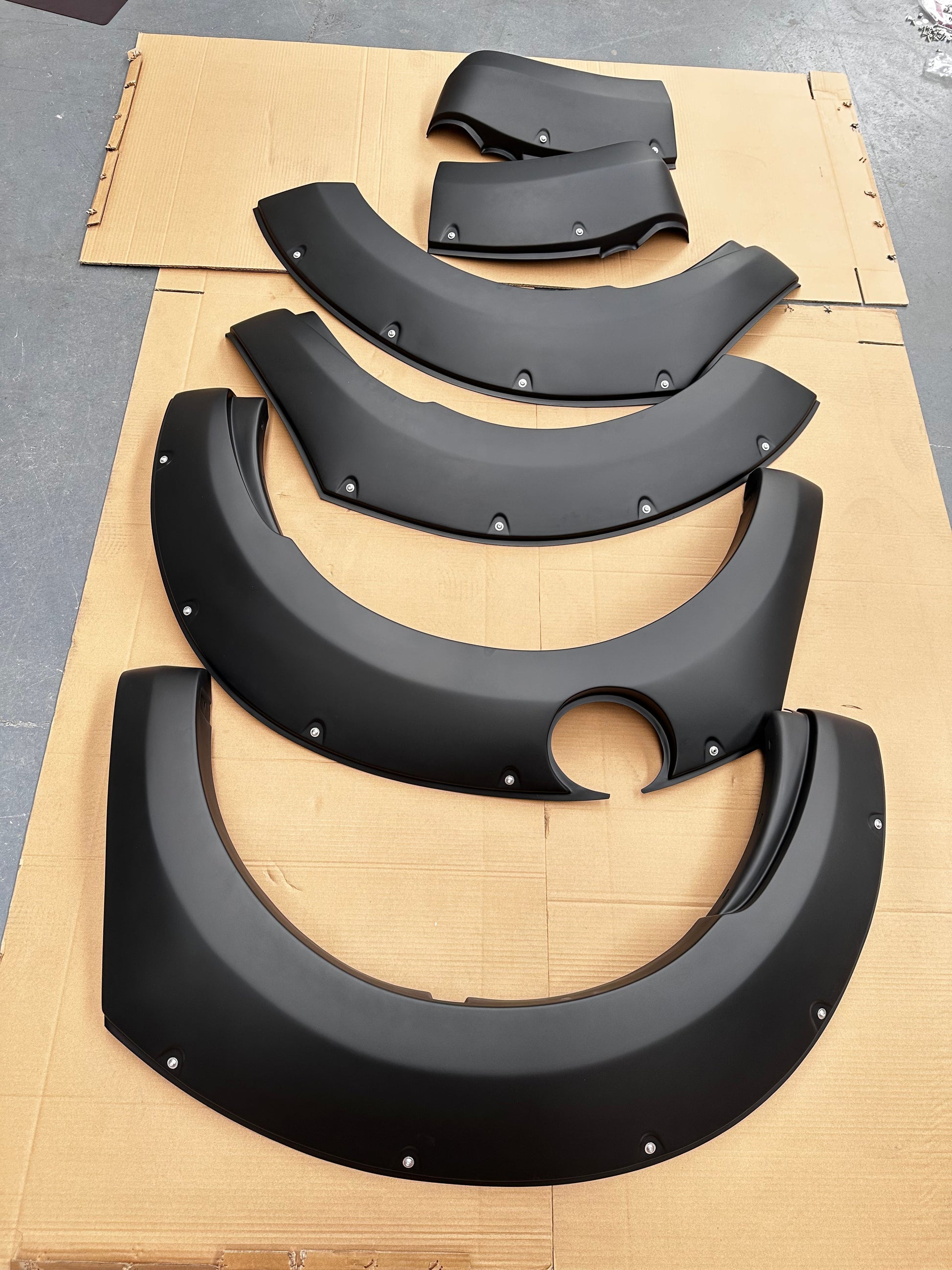 Fender Flare 9-Inch Mazda BT-50 2012-2020 Bolt Style Matte Black