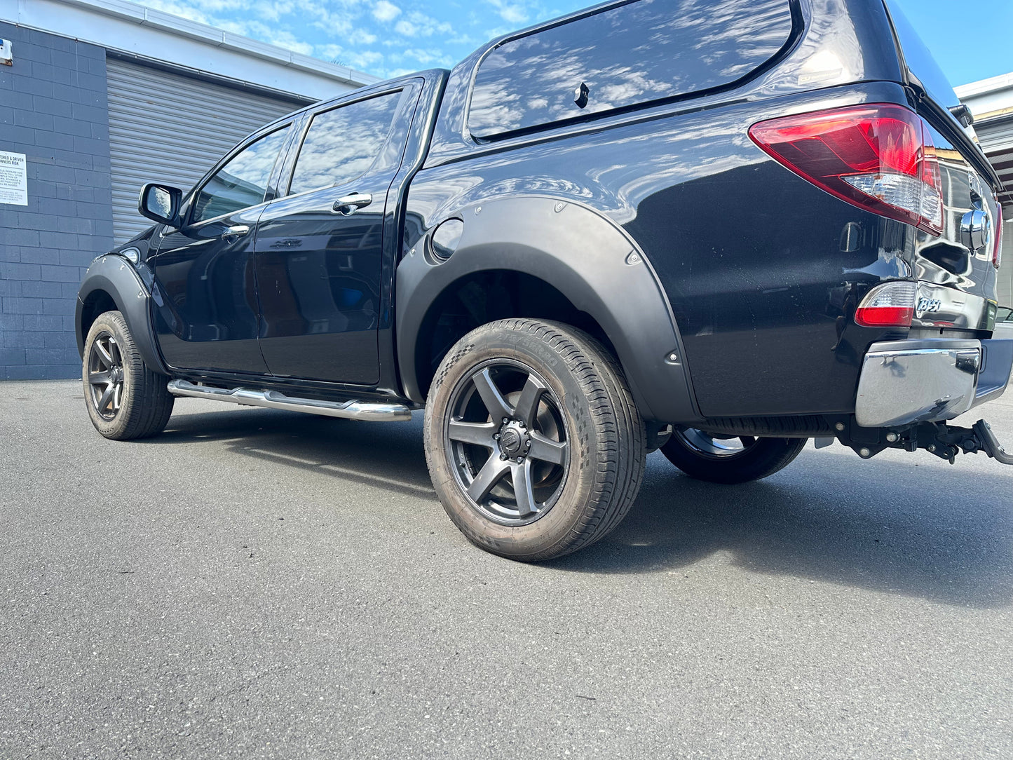 Fender Flare 9-Inch Mazda BT-50 2012-2020 Bolt Style Matte Black