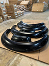 Black matte finished bolt style fender flares for ford ranger 2022 new ranger xlt sport model vehicle customization