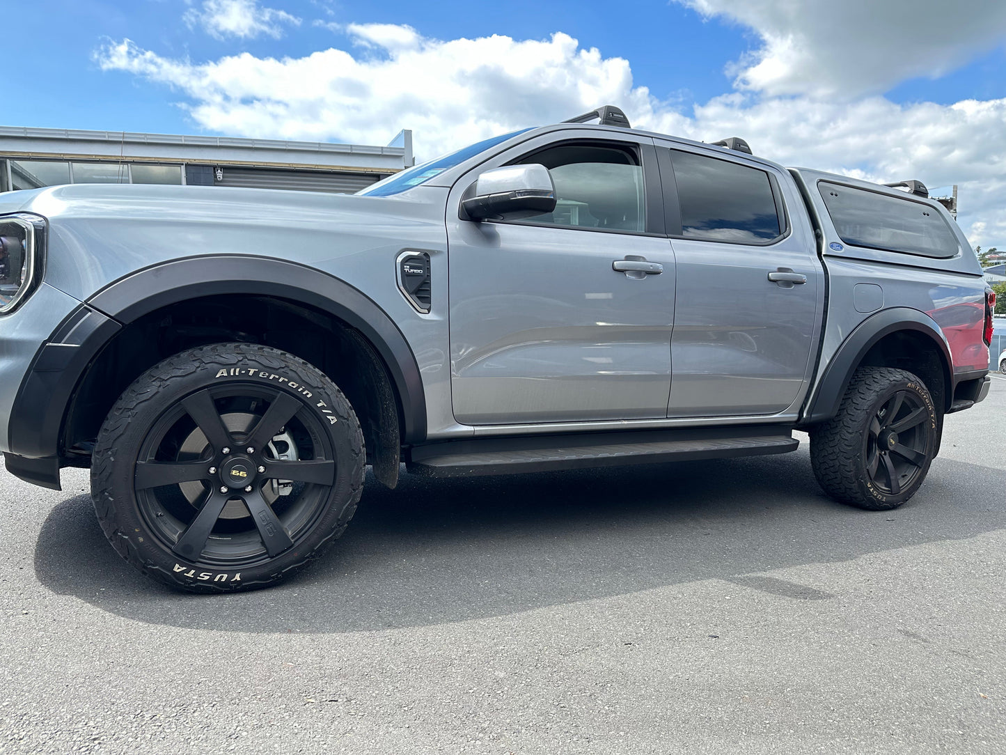 Fender Flare Ford Ranger 2022+ Sport Smooth Style Matte Black Double