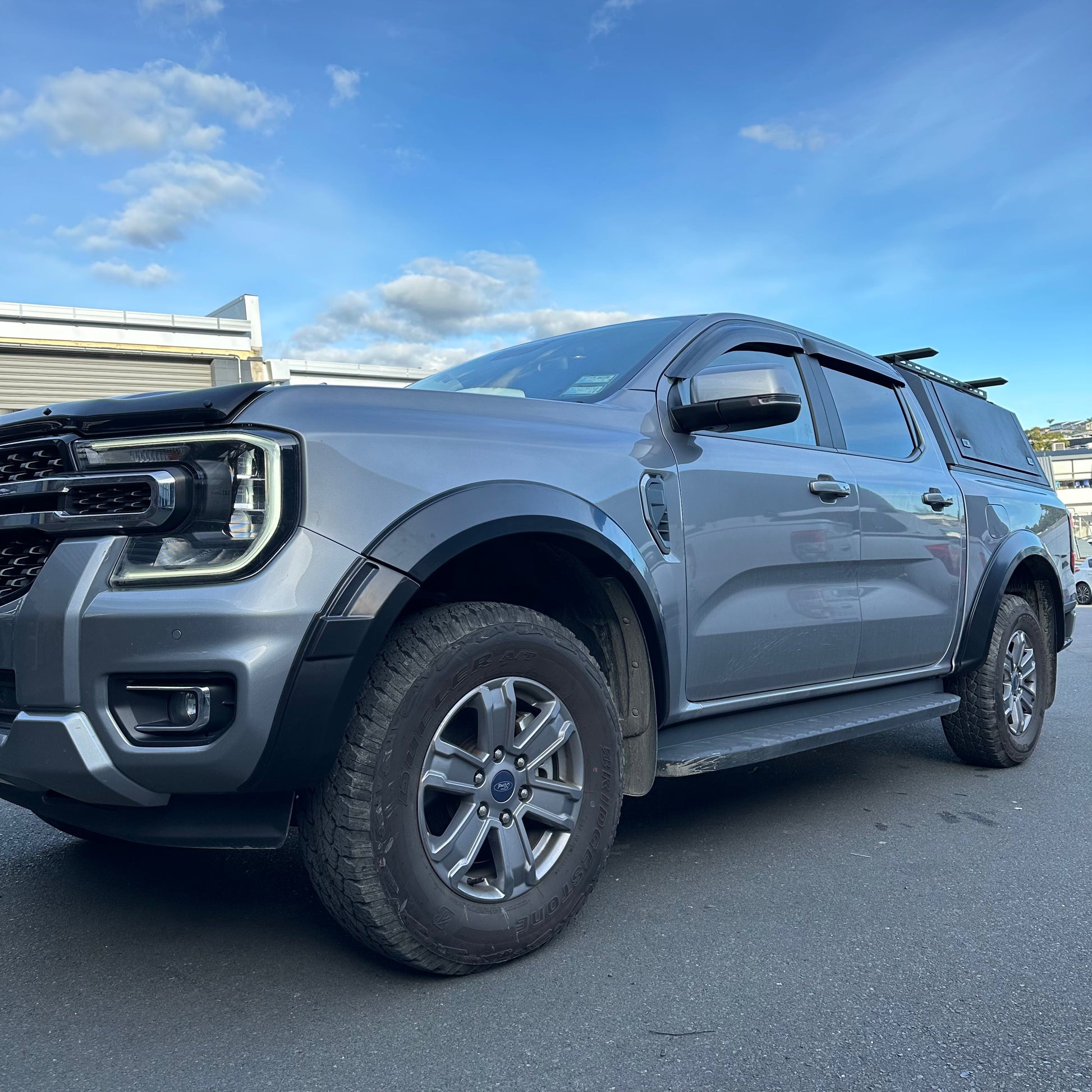 Fender Flare Ford Ranger 2022+ Sport Smooth Style Matte Black Double