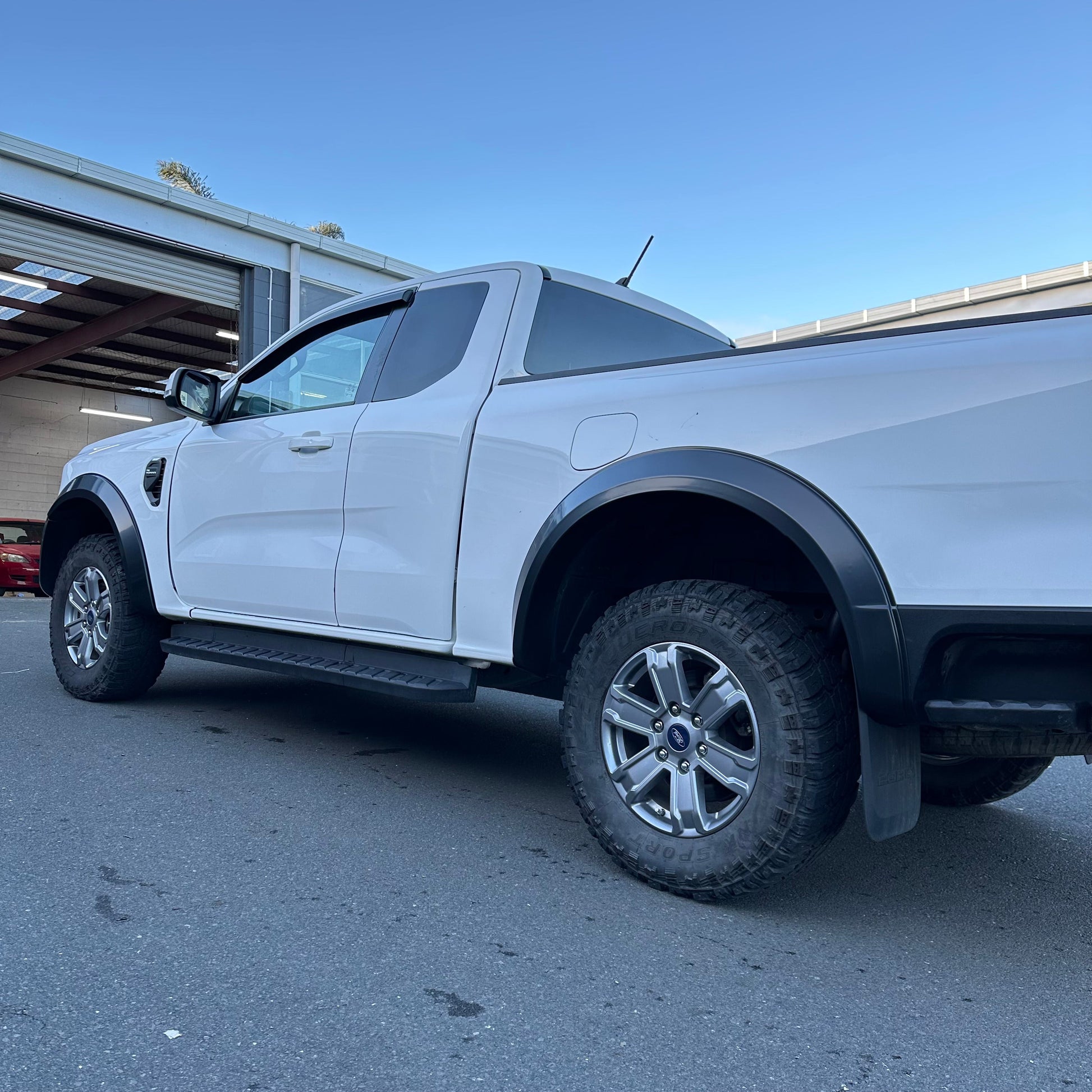 Fender Flare Ford Ranger 2022+ Sport Smooth Style Matte Black Super