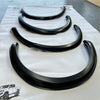 Black glossy matte fender flares for ford ranger px2 2016-2018 3.5 inch smooth style arranged by size