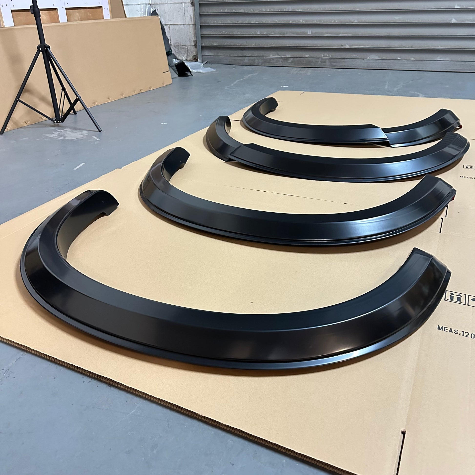 Fender Flare Isuzu D-Max 2016-2020 4-inch Smooth Style Matte Black