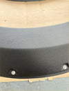 Black lychee texture plastic fender flare trim piece with two silver screws for ford ranger px1 2012-2015