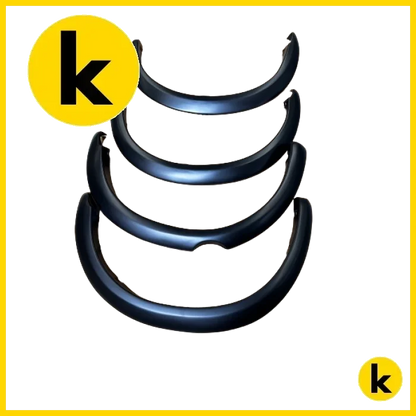 Fender Flare Mitsubishi Triton 2005-2015 Smooth Style Matte Black Kren Bits