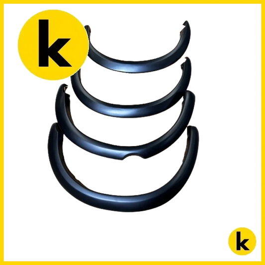 Fender Flare Mitsubishi Triton 2005-2015 Smooth Style Matte Black Kren Bits
