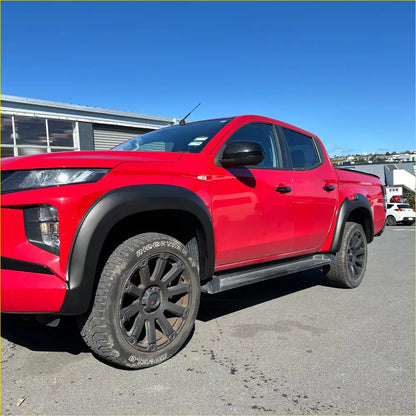 Fender Flare Mitsubishi Triton 2019-2023 Smooth Style Matte Black