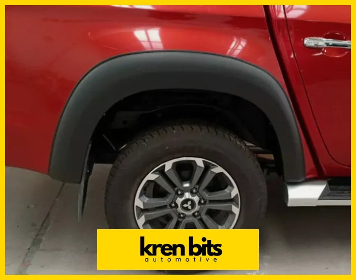 Fender Flare Mitsubishi Triton 2019-2023 Smooth Style Matte Black