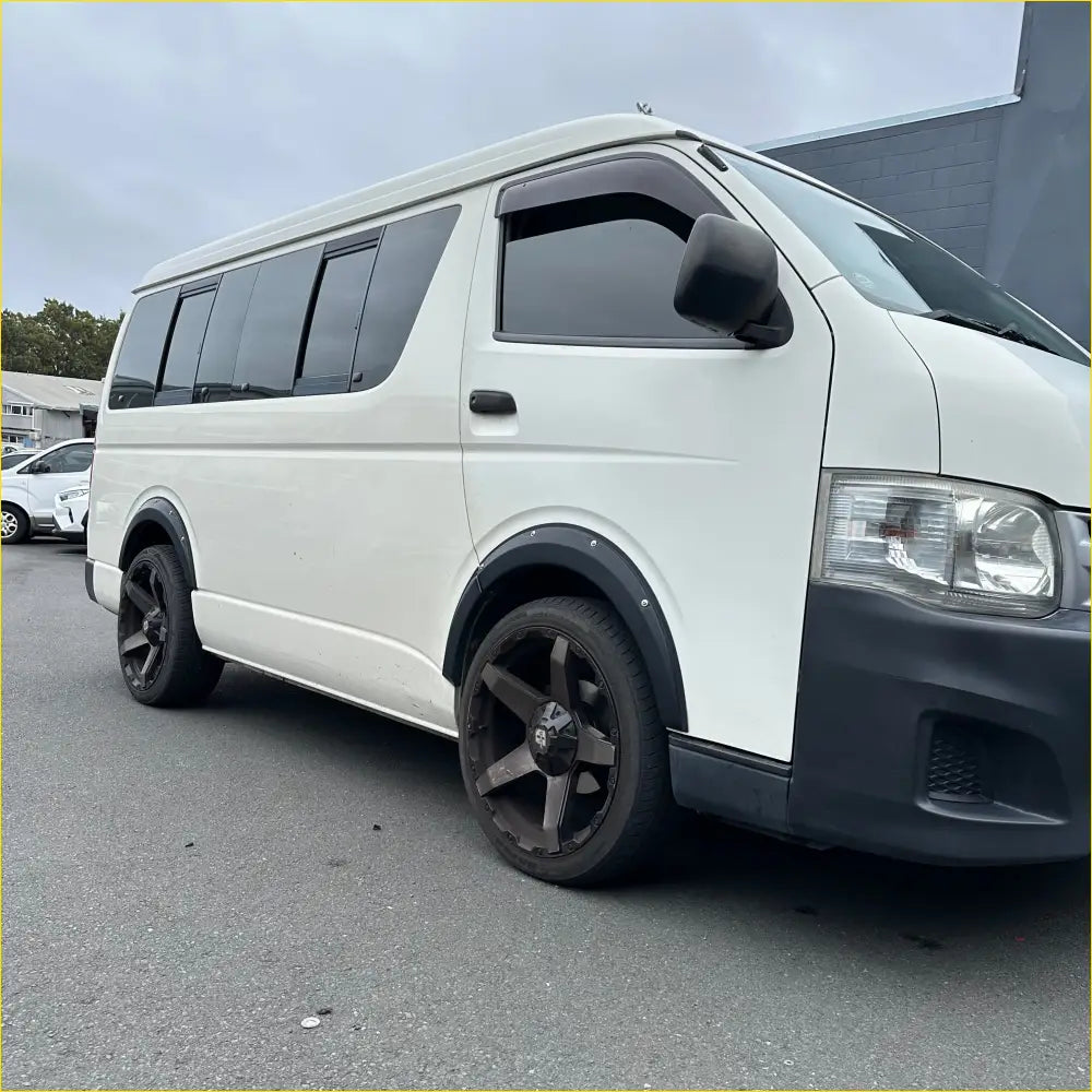 Fender Flare Toyota Hiace 2005-2019 Bolt Style Matte Black