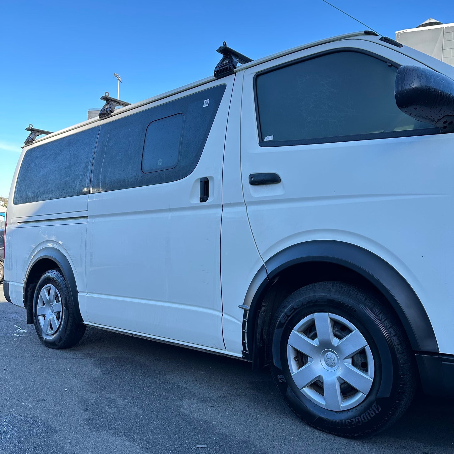 Fender Flare Toyota Hiace 2005-2019 New Sport Style Matte Black