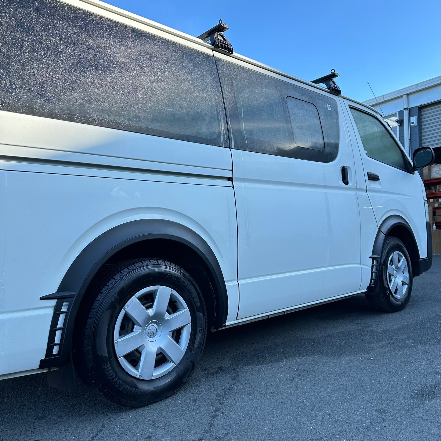 Fender Flare Toyota Hiace 2005-2019 New Sport Style Matte Black