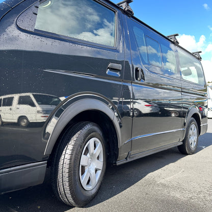 Fender Flare Toyota Hiace 2005-2019 Smooth Style Matte Black