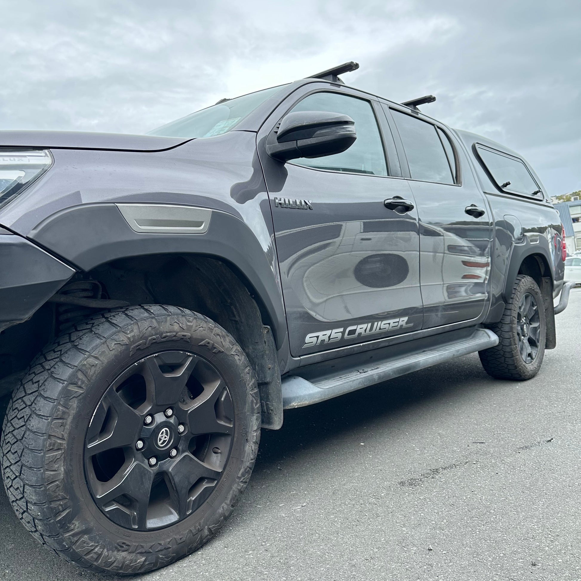 Fender Flare Toyota Hilux 2015-2020 OEM Style with Grey layer Surface