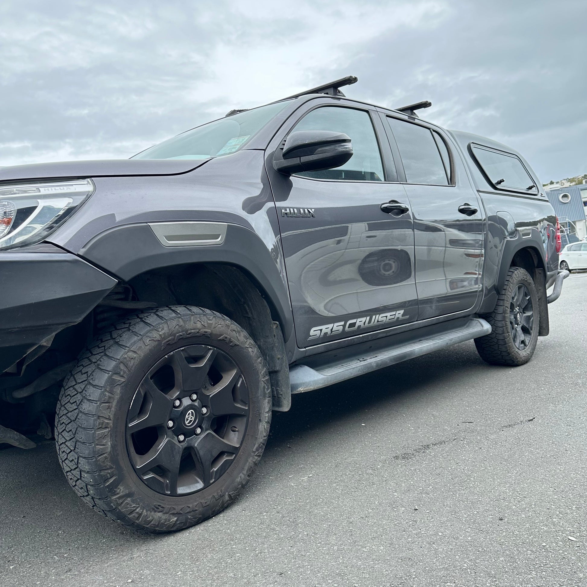 Fender Flare Toyota Hilux 2015-2020 OEM Style with Grey layer Surface