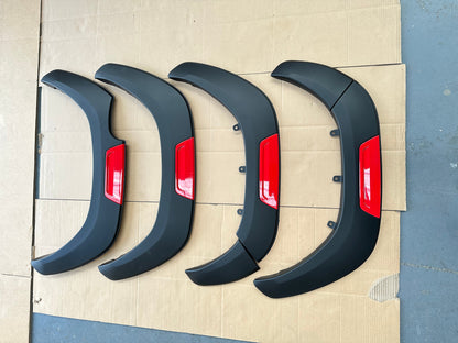 Fender Flare Toyota Hilux 2015-2020 OEM Style with Red layer Surface
