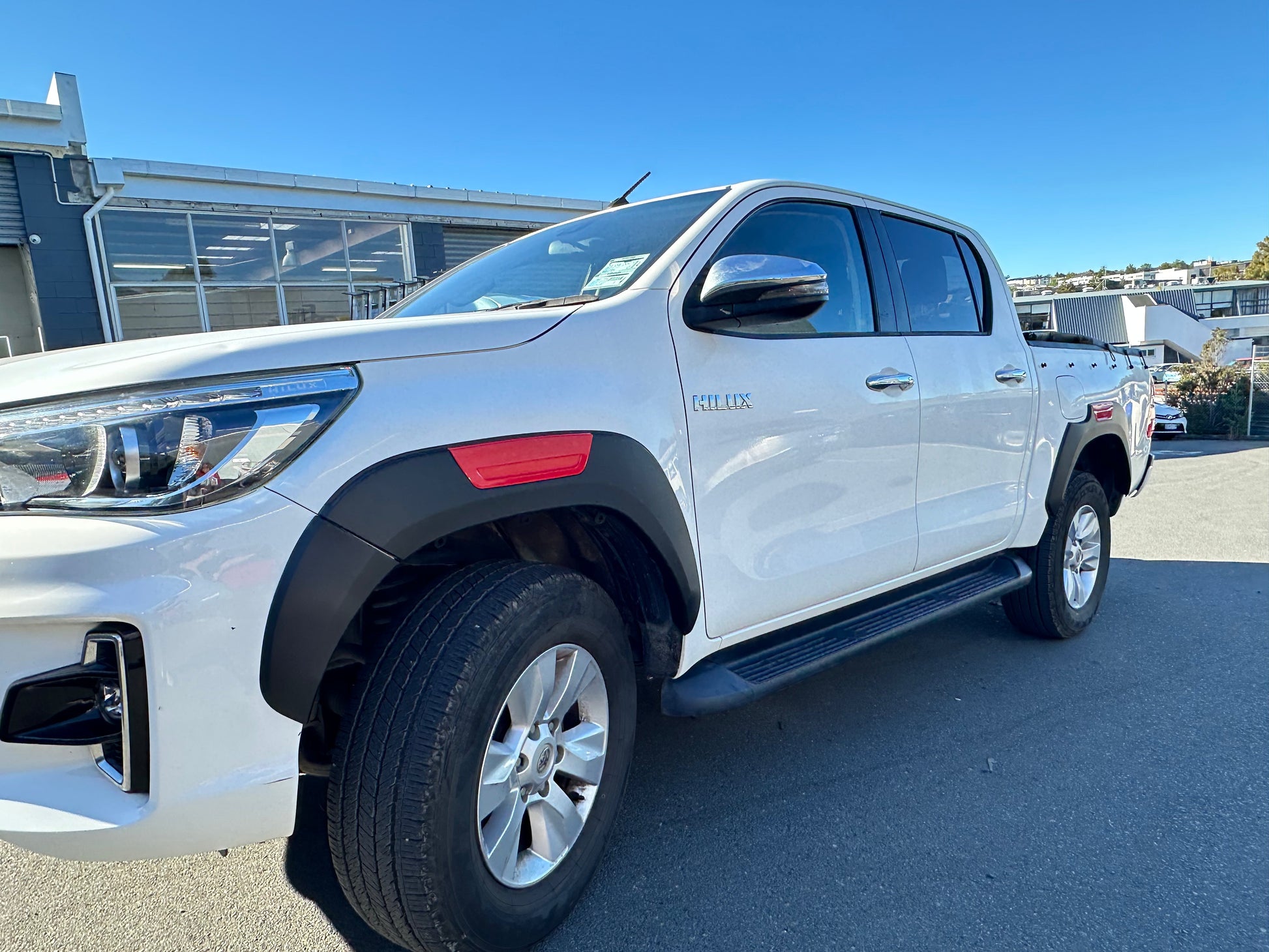 Fender Flare Toyota Hilux 2015-2020 OEM Style with Red layer Surface