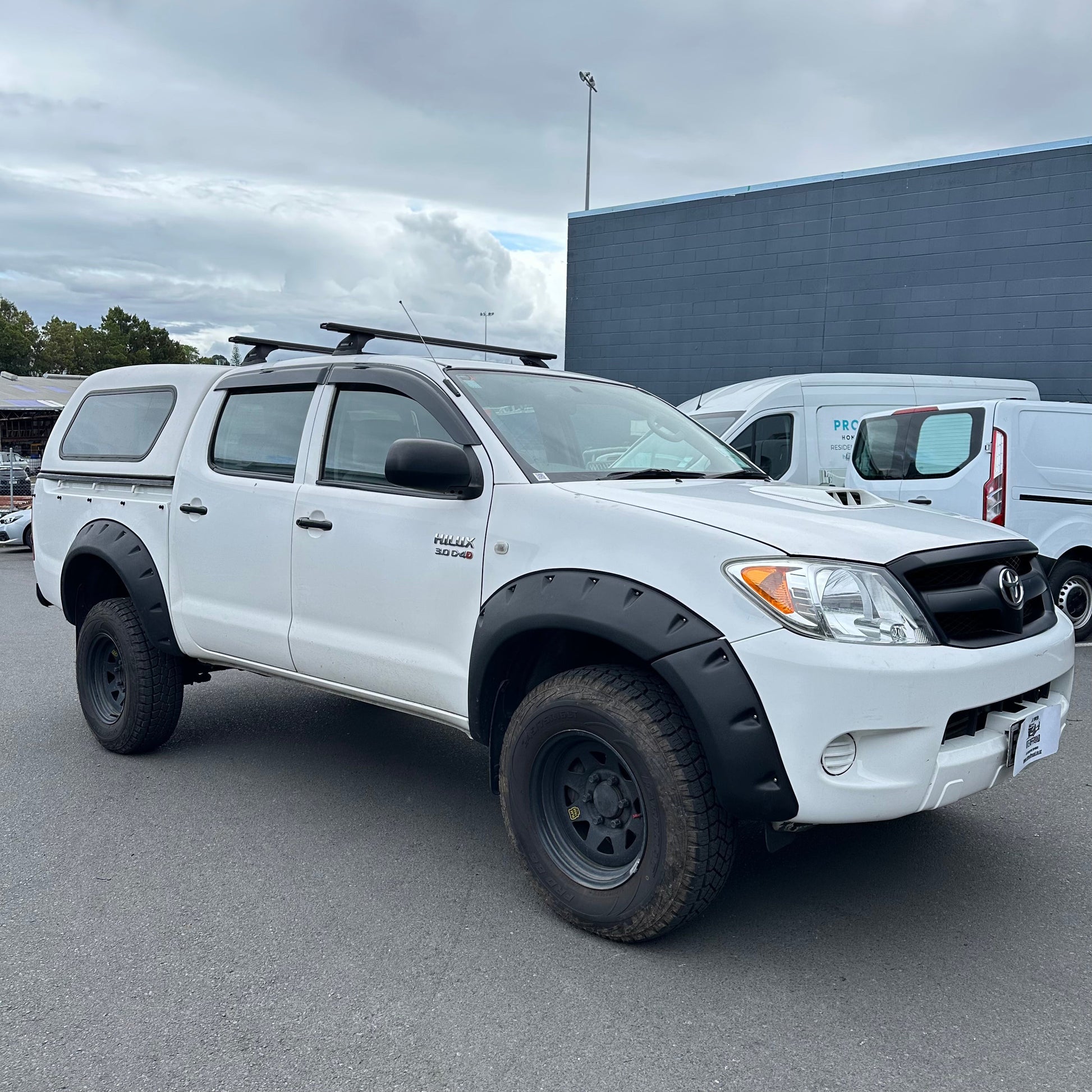 Fender Flare Toyota Hilux Vigo 2005-2012 Bolt Style Textured Black
