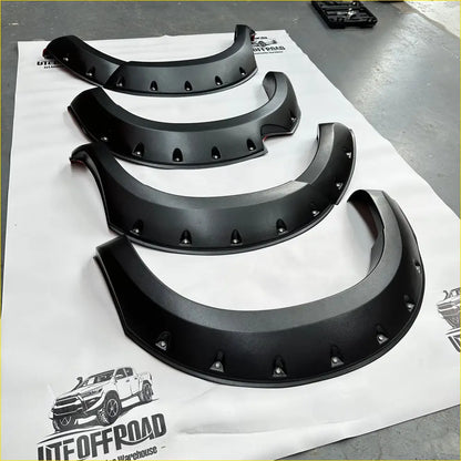 Fender Flare Toyota Hilux Vigo 2012-2015 Bolt Style Textured Black