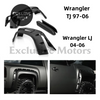 Jeep Wrangler TJ (1997-2006) & Wrangler LJ Fender Flares (2004-2006)