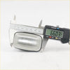 Clear rectangular fender guard repeater light with ribbed lens and black plastic housing for toyota hilux ln145