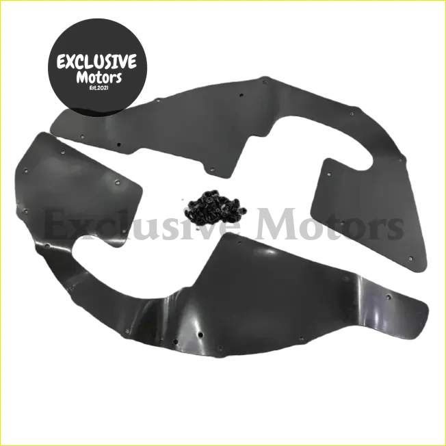 Black metal fender lining and shock absorber cushion lining for toyota fj cruiser with matte finish and pre-drilled holes