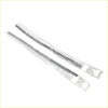 Two sleek black windshield wiper blades in clear plastic packaging for fender seal weatherstrip set Nissan Datsun Bluebird