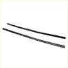 Black metal trim strips with circular holes for nissan datsun bluebird coupe 510 fender seal weatherstrip set