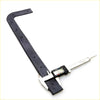Black rubber l-shaped gasket with holes measured by caliper for fender weatherstrip seal nissan datsun patrol g60 jeep