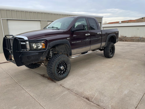 Dodge Pocket Fender Flares w/Rivets 02-08 RAM 1500 03-09 RAM 2500/3500