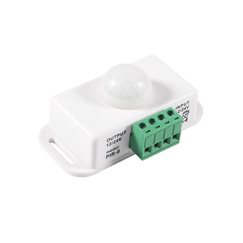 8m Body Infrared PIR Motion Sensor Switch to suit 12V 24V LED Light Strip — image 1