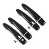 4x Black Door Handle Covers to suit Nissan Navara NP300 D23 — image 2