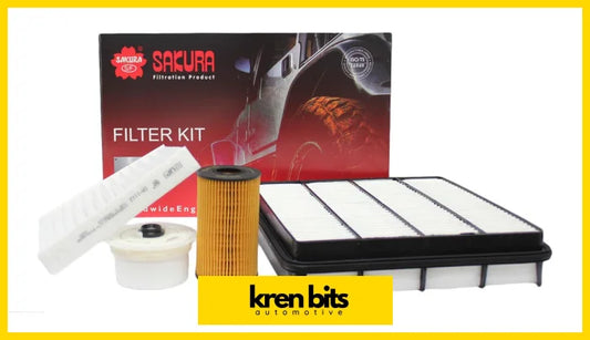 FILTER KIT OIL AIR FUEL CABIN TOYOTA LANDCRUISER VDJ200 Kren Bits