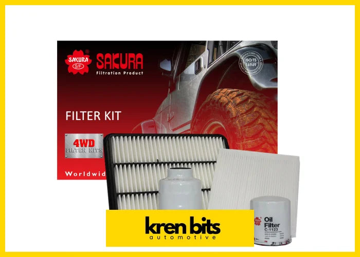 Filter Kit Oil Air Fuel Cabin Toyota Prado Kdj150R Service Kit