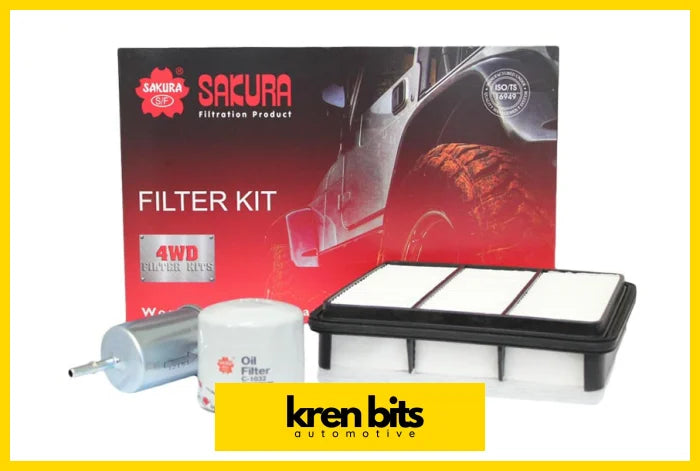 Filter Kit Oil Air Fuel Holden Rodeo Ra 6Ve1 3.5L V6 Service Kit