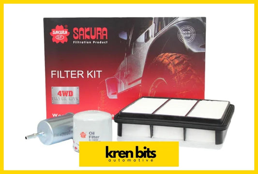 Filter Kit Oil Air Fuel Holden Rodeo Ra 6Ve1 3.5L V6 Service Kit