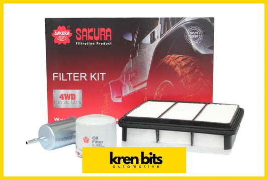 FILTER KIT OIL AIR FUEL HOLDEN RODEO RA 6VE1 3.5L V6 Kren Bits