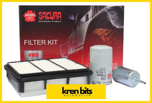 FILTER KIT OIL AIR FUEL HOLDEN RODEO RA LCA H9 3.5L V6 Kren Bits